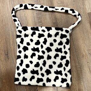 Soft Lightweight Cow Print Tote
